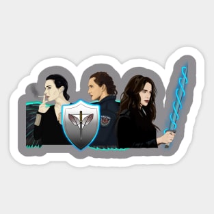 Holy Trinity of Wynonna Earp Sticker